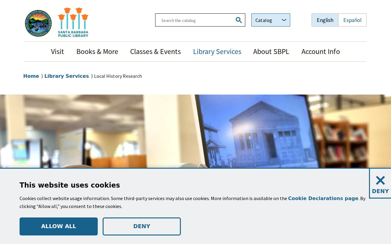 Santa Barbara County people search resource for local history and obituary requests